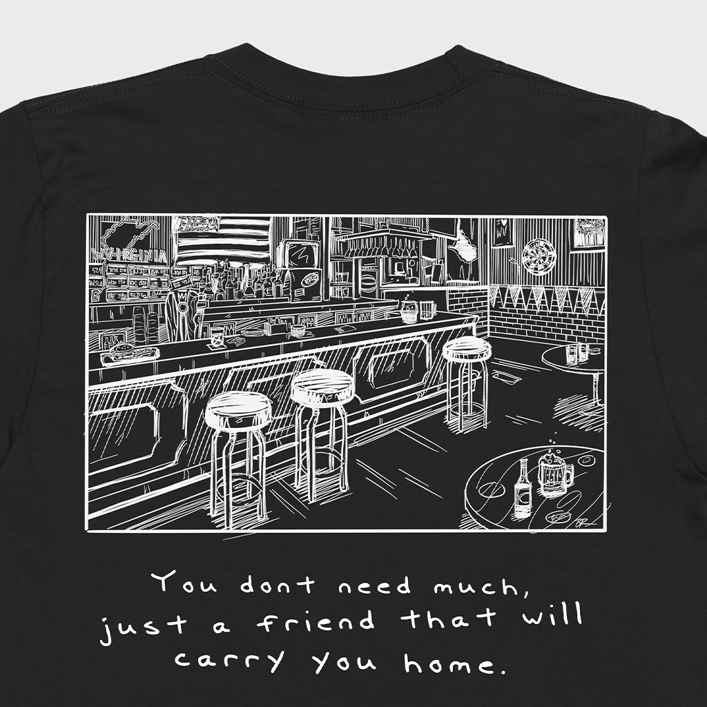 The Cozy Bar - Black Tee